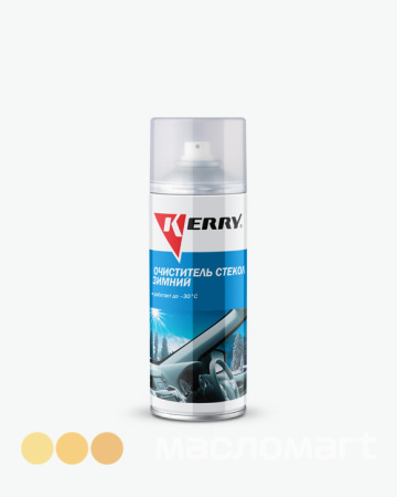 Зимний очиститель стёкол (аэрозоль) KERRY 500 мл. KR-921 /кор.12шт/
