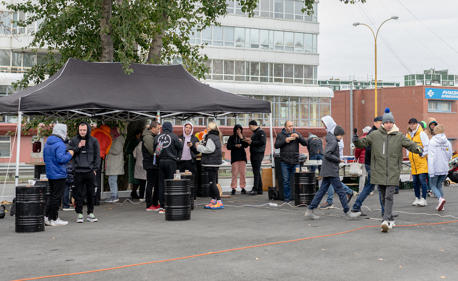 Фотоотчет с праздничного открытия в городе Е