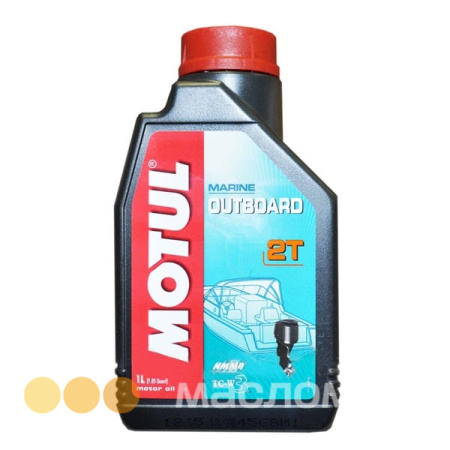 2T Outboard MOTUL   1л. мин. Масло для лодочных моторов /кор.12шт./
