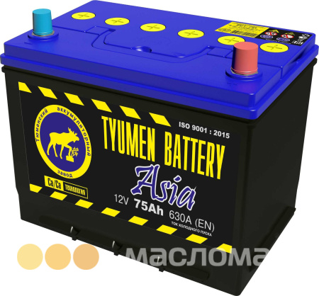 75 п.п. Tyumen Battery ASIA D26 630А (266*172*220)