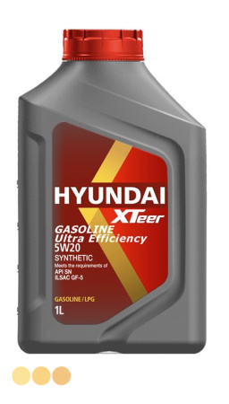 5/20 XTeer Gasoline Ultra Efficiency HYUNDAY   1л. синт. API SN Масло моторное /кор.12шт./