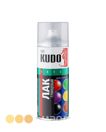 KUDO Лак акриловый глянцевый универсальный 520мл. KU-9002 